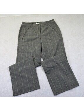 IZOD XFG Women’s Size 2 Gray Plaid Stretch Golf Pants Straight Leg